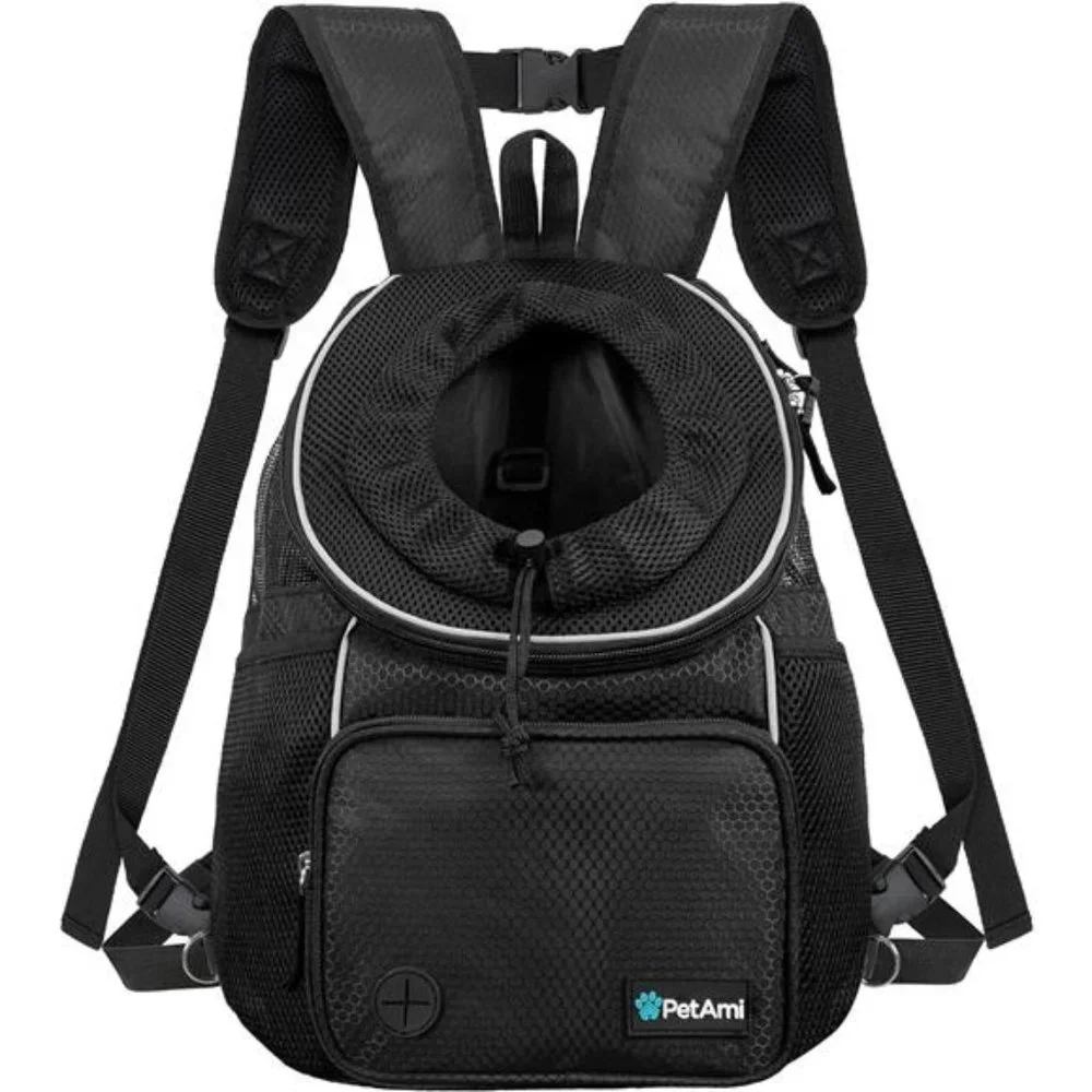 Dog Front Carrier Backpack, Adjustable Dog Pet Cat Chest Carrier Backpack